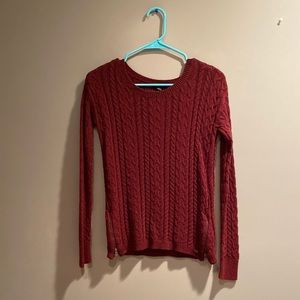 American Eagle Burgundy Sweater